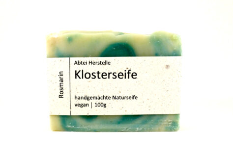 Rosmarinseife 100g mit Graspapierbanderole