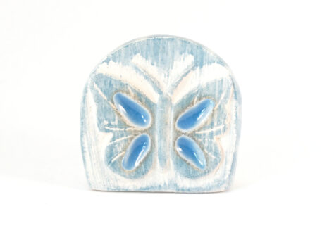 Kartenhalter Schmetterling weiß