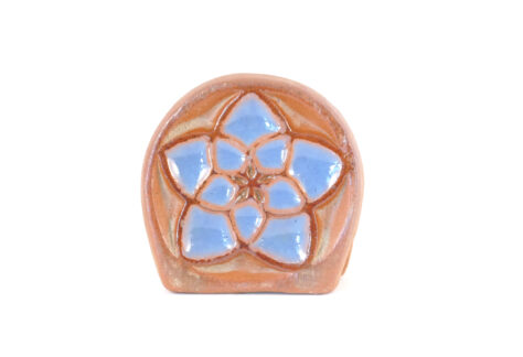 Kartenhalter Rosette rot