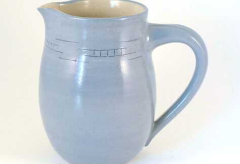 Krug Steinzeug 0.25l hellblau