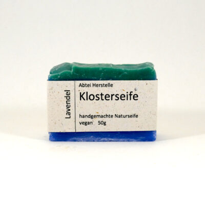 Lavendelseife 50g mit Graspapierbanderole