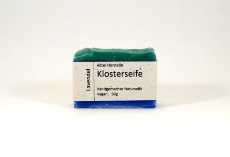 Lavendelseife 50g mit Graspapierbanderole