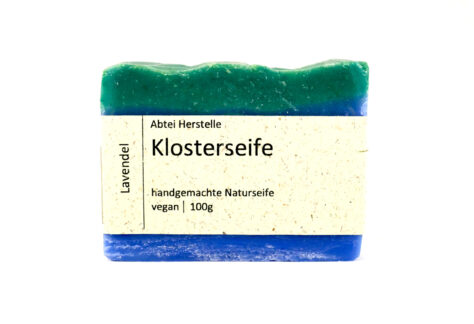 Lavendelseife 100g mit Graspapierbanderole