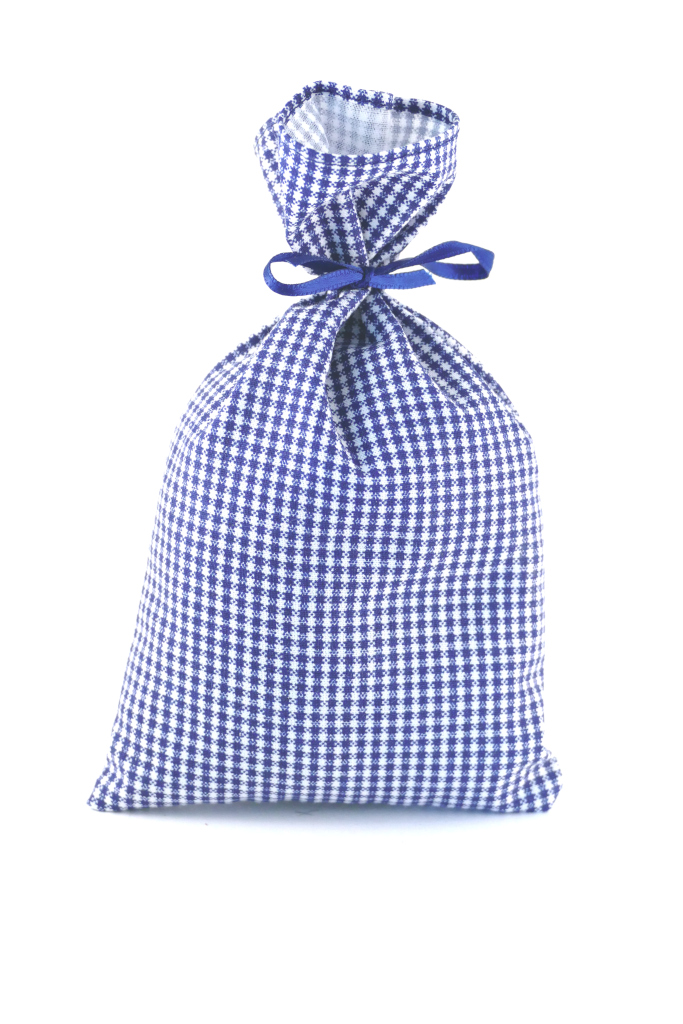 Lavendelsäckchen blau kariert