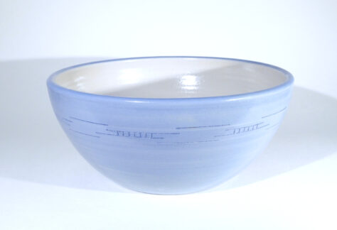 Salatschüssel Steinzeug hellblau