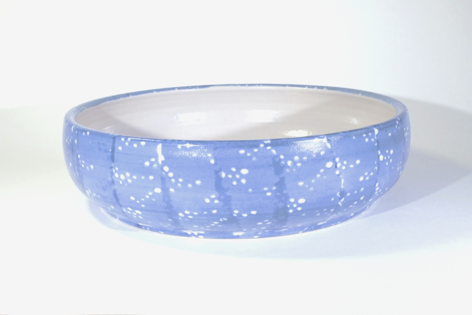 große Auflaufform Steinzeug blau