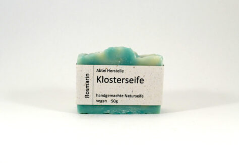 Rosmarinseife 50g mit Graspapierbanderole