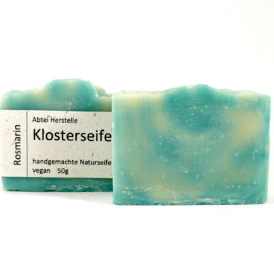 Rosmarinseife 50g mit Graspapierbanderole