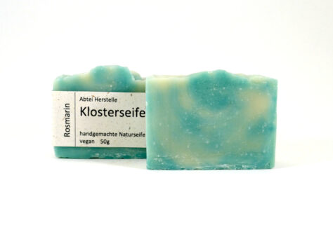 Rosmarinseife 50g mit Graspapierbanderole