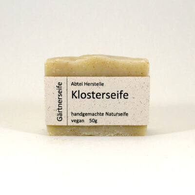 Gärtnerseife 50g mit Graspapierbanderole