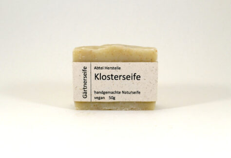 Gärtnerseife 50g mit Graspapierbanderole