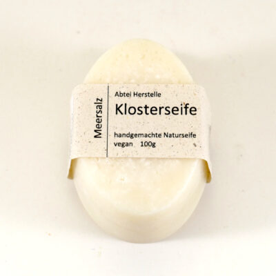 Meersalzseife 100g mit Graspapierbanderole
