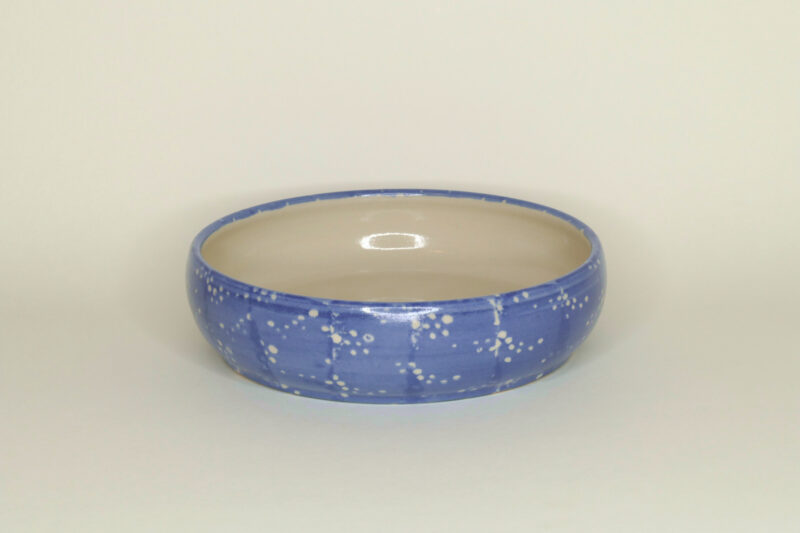 Auflaufform Single Steinzeug blau